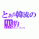 とある韓流の黒豹（チャン・グンソク）