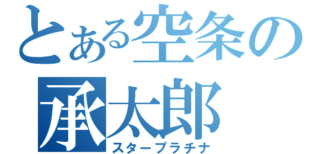 とある空条の承太郎（スタープラチナ）