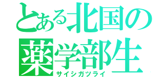 とある北国の薬学部生（サイシガツライ）