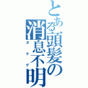 とある頭髪の消息不明事件（ヌケゲ）