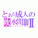 とある成人の吹水閒聊Ⅱ（インデックス）