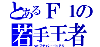 とあるＦ１の若手王者（セバスチャン・ベッテル）