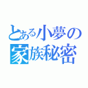 とある小夢の家族秘密（）