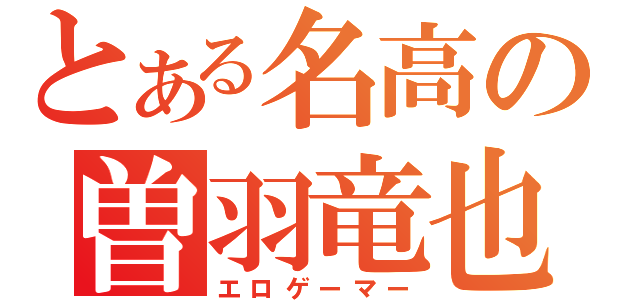 とある名高の曽羽竜也（エロゲーマー）