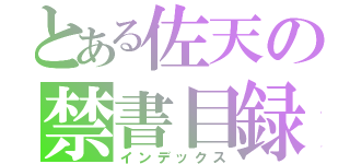 とある佐天の禁書目録（インデックス）