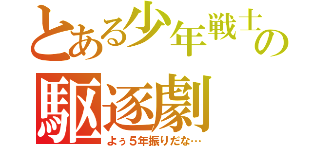 とある少年戦士の駆逐劇（よぅ５年振りだな…）