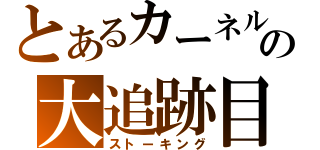 とあるカーネルの大追跡目録（ストーキング）