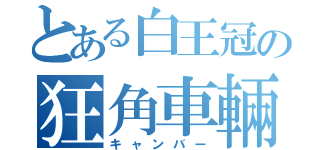 とある白王冠の狂角車輛Ⅰ（キャンバー）