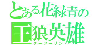 とある花緑青の王狼英雄（クーフーリン）