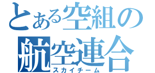 とある空組の航空連合（スカイチーム）