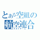 とある空組の航空連合（スカイチーム）