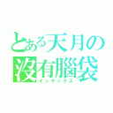 とある天月の沒有腦袋（インデックス）