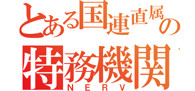 とある国連直属の特務機関（ＮＥＲＶ）