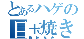 とあるハゲの目玉焼き（鉄原なみ）