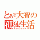 とある大智の孤独生活（アローンライフ）