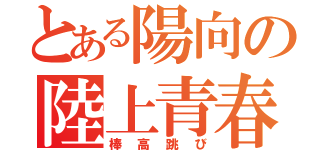 とある陽向の陸上青春（棒高跳び）