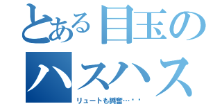 とある目玉のハスハス（リュートも興奮…♥︎）