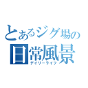 とあるジグ場のの日常風景（デイリーライフ）