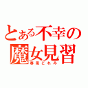 とある不幸の魔女見習（春風どれみ）