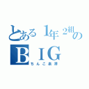 とある１年２組のＢＩＧ（ちんこ泉澤）