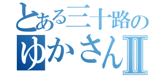 とある三十路のゆかさんⅡ（）