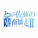 とある佐藤の鬼畜暴走Ⅱ（スプリント）