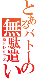 とあるバトーの無駄遣い（筋トレグッズ）