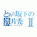 とある坂下の鉄片禿Ⅱ（てっぺんはげ）