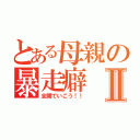 とある母親の暴走癖Ⅱ（全開でいこう！！）