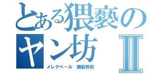 とある猥褻のヤン坊Ⅱ（メレクベール 猥褻野郎）