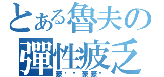 とある魯夫の彈性疲乏（豪洨˙豪豪洨）