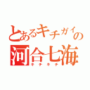 とあるキチガイの河合七海（キチキチ）