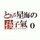 とある星海の孩子氣ｏ（インデックス）