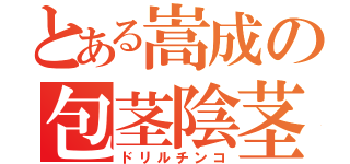 とある嵩成の包茎陰茎（ドリルチンコ）