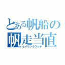 とある帆船の帆走当直（セイリングワッチ）