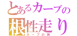 とあるカーブの根性走り（カーブの神）