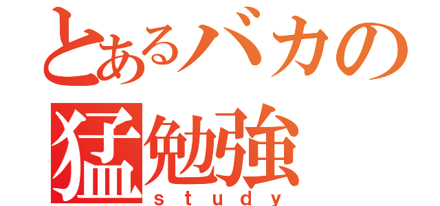 とあるバカの猛勉強（ｓｔｕｄｙ）