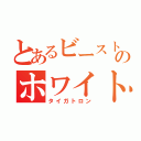 とあるビーストウォーズのホワイトタイガー（タイガトロン）