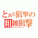 とある狙撃の粗雑狙撃（ワンホールショット）