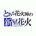 とある花火師の新星花火（ビッグバンフラワー）