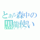 とある森中の黒龍使い（エヴァン）