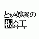 とある妙義の板金王（中里　毅）