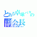 とある卓球バカの副会長（あんま勝てない）