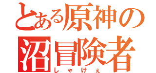 とある原神の沼冒険者（しゃけぇ）