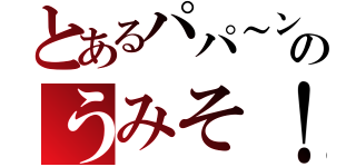 とあるパパ～ンのうみそ！（）