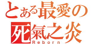 とある最愛の死氣之炎（Ｒｅｂｏｒｎ）