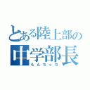 とある陸上部の中学部長（もんちっち）