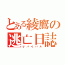 とある綾鷹の逃亡日誌（サバイバル）