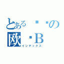 とある刘琛の欧阳Ｂ（インデックス）