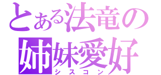 とある法竜の姉妹愛好（シスコン）